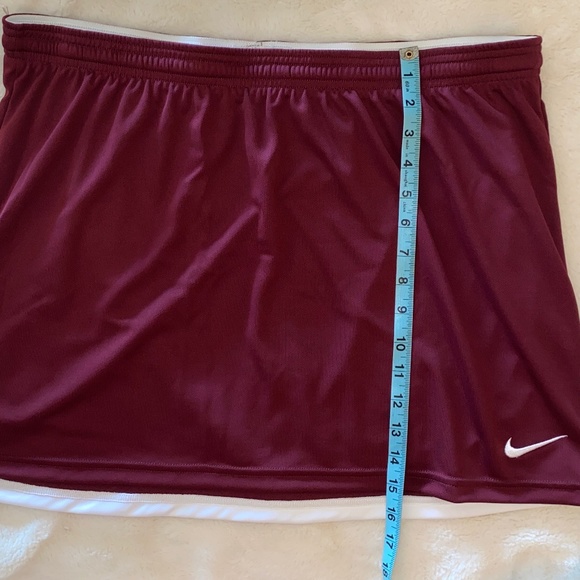 Nike Mini Sport Skirt (Burgundy) - Picture 9 of 10